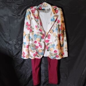 Floral Blazer